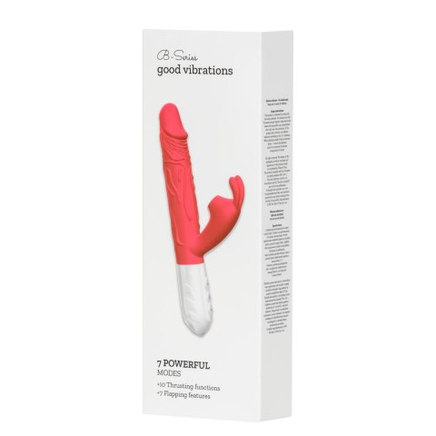 Silicone Vibrator 7 Vibration modes -
10 thrusting and
7 Flapping Boys of Toys Sp. z o.o.