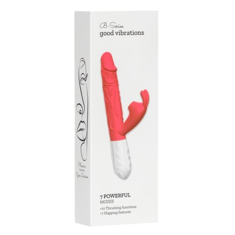 Silicone Vibrator 7 Vibration modes -
10 thrusting and
7 Flapping Boys of Toys Sp. z o.o.