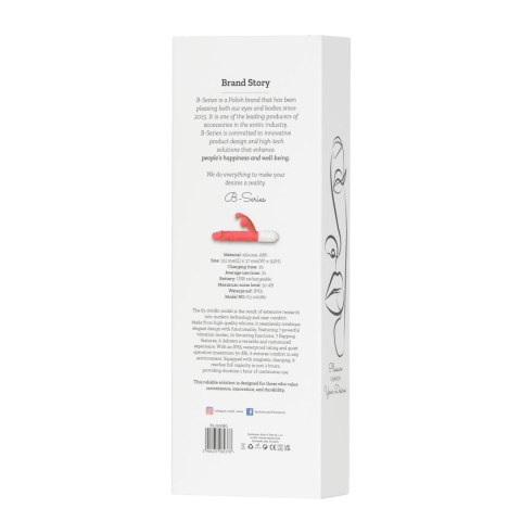 Silicone Vibrator 7 Vibration modes -
10 thrusting and
7 Flapping Boys of Toys Sp. z o.o.
