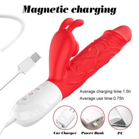 Silicone Vibrator 7 Vibration modes -
10 thrusting and
7 Flapping Boys of Toys Sp. z o.o.