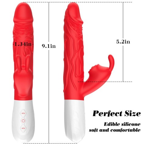 Silicone Vibrator 7 Vibration modes -
10 thrusting and
7 Flapping Boys of Toys Sp. z o.o.