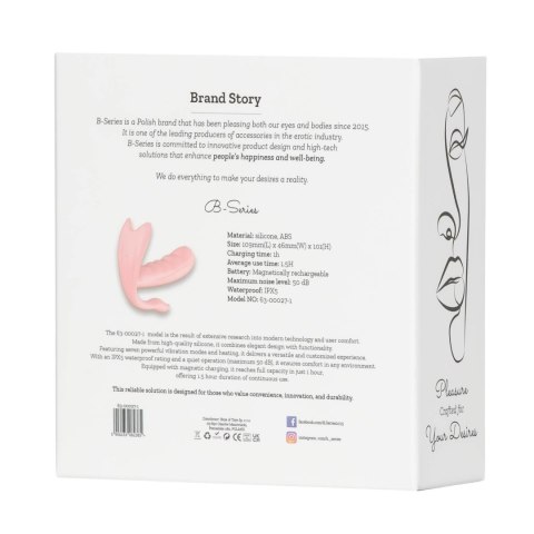 Silicone Vibrator 7 vibration modes - Heating + APP Boys of Toys Sp. z o.o.