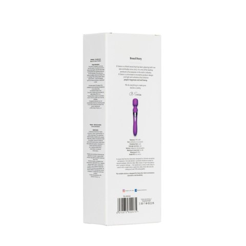 Stymulator-Silicone Dual Massager USB 7+7 Function Purple Boys of Toys Sp. z o.o.
