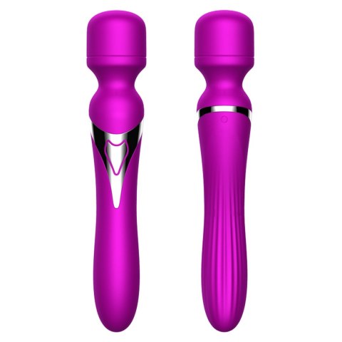 Stymulator-Silicone Dual Massager USB 7+7 Function Purple Boys of Toys Sp. z o.o.