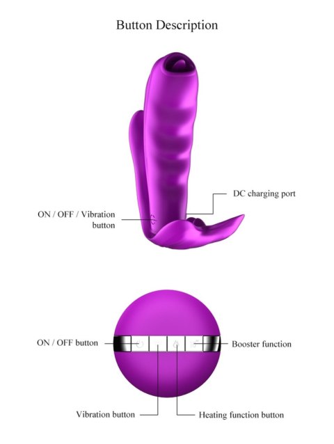Stymulator-Silicone Panty Vibrator USB 7 Function / Heating Boys of Toys Sp. z o.o.