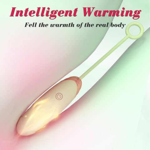 Vibrating Silicone Love EGG USB 7 vibration and thrust functions / Remote control Green Boys of Toys Sp. z o.o.
