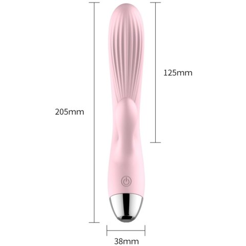 Wibrator- B - Series, Silicone Vibrator Pink USB 10 Function / Heating Boys of Toys Sp. z o.o.