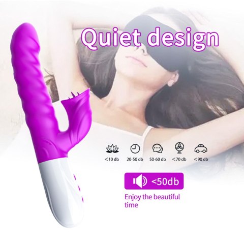 Wibrator-Silicon, Vibrator 7 Function and Heating Mode, PURPLE Boys of Toys Sp. z o.o.