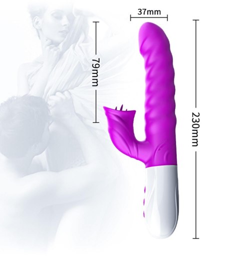 Wibrator-Silicon, Vibrator 7 Function and Heating Mode, PURPLE Boys of Toys Sp. z o.o.