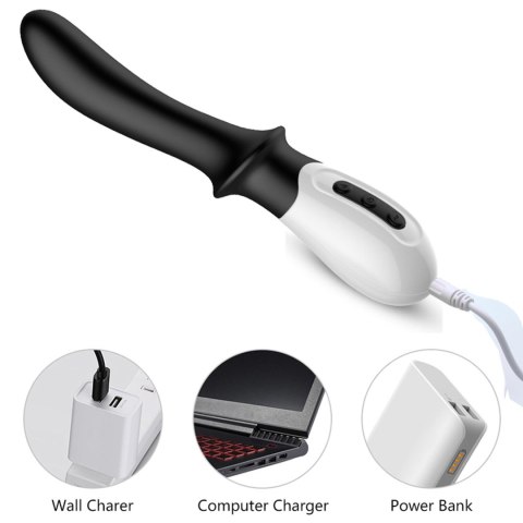 Wibrator-Silicone Prostate / G-spot Massager USB 10 Function / Heating Boys of Toys Sp. z o.o.
