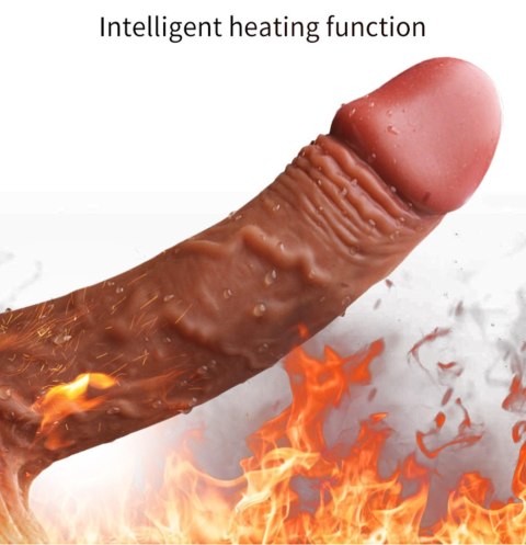 Wibrator-Silicone, Vibration 10, Rotate, Telescopic, Heating, 21cm Boys of Toys Sp. z o.o.