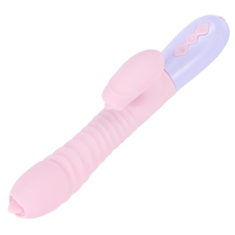 Wibrator-Silicone Vibrator USB 7 Function and Thrusting Function / Heating, pink Boys of Toys Sp. z o.o.