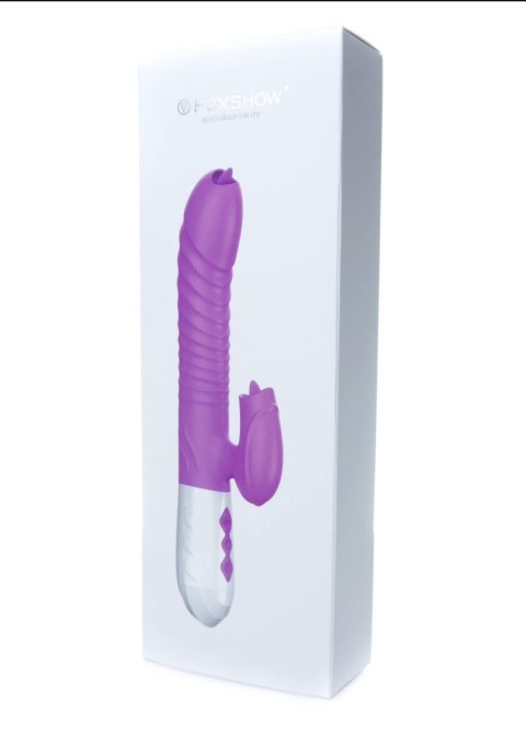 Wibrator-Silicone Vibrator USB 7 Function and Thrusting Function / Heating, pink Boys of Toys Sp. z o.o.