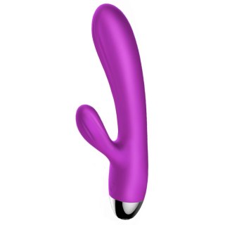Wibrator-Silicone Vibrator and Pulsator Purple USB 7+7 Function / Heating Boys of Toys Sp. z o.o.