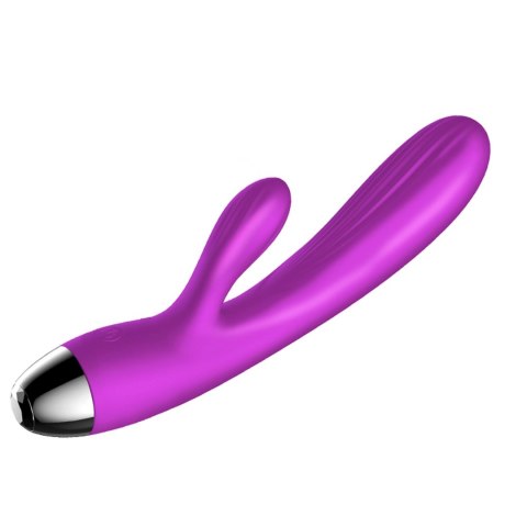 Wibrator-Silicone Vibrator and Pulsator Purple USB 7+7 Function / Heating Boys of Toys Sp. z o.o.