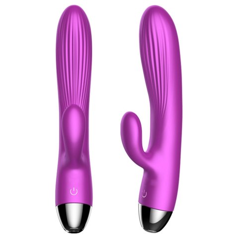 Wibrator-Silicone Vibrator and Pulsator Purple USB 7+7 Function / Heating Boys of Toys Sp. z o.o.