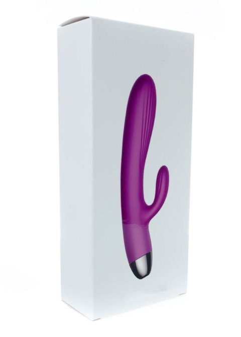 Wibrator-Silicone Vibrator and Pulsator Purple USB 7+7 Function / Heating Boys of Toys Sp. z o.o.