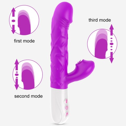 Wibrator- SiliconeTongue Vibrator, USB 10 Function Boys of Toys Sp. z o.o.