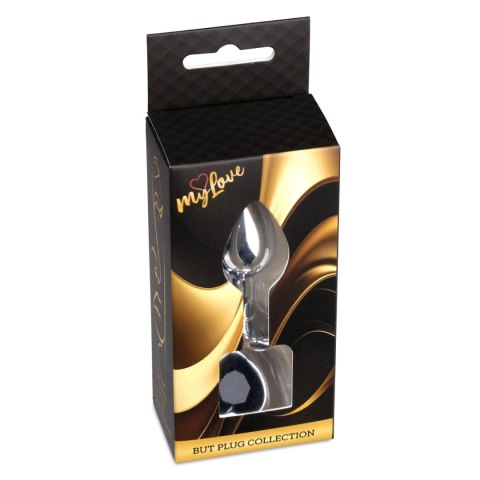 MyLove Toys - Jewellery Silver Heart PLUG- Black Boys of Toys Sp. z o.o.
