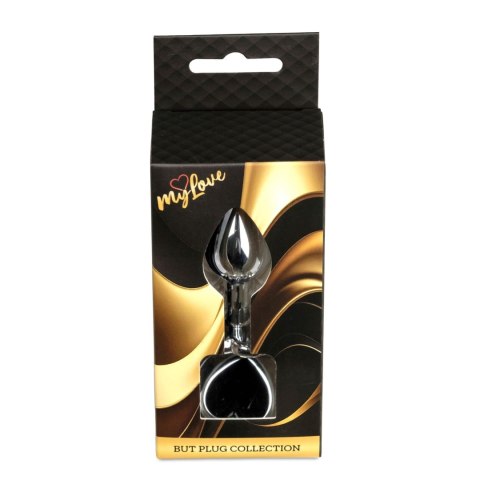 MyLove Toys - Jewellery Silver Heart PLUG- Black Boys of Toys Sp. z o.o.