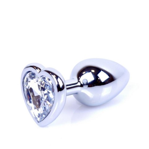 MyLove Toys - Jewellery Silver Heart PLUG- Clear Boys of Toys Sp. z o.o.