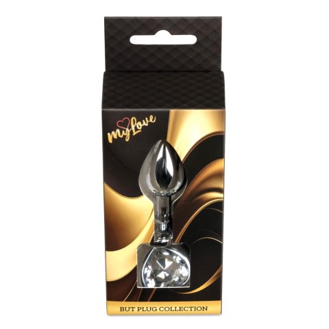 MyLove Toys - Jewellery Silver Heart PLUG- Clear Boys of Toys Sp. z o.o.