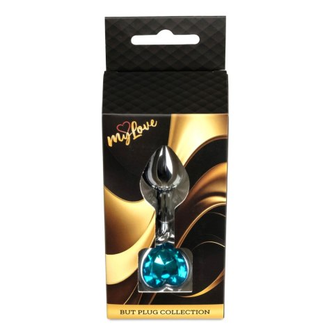 MyLove Toys - Jewellery Silver Heart PLUG- Light Blue Boys of Toys Sp. z o.o.