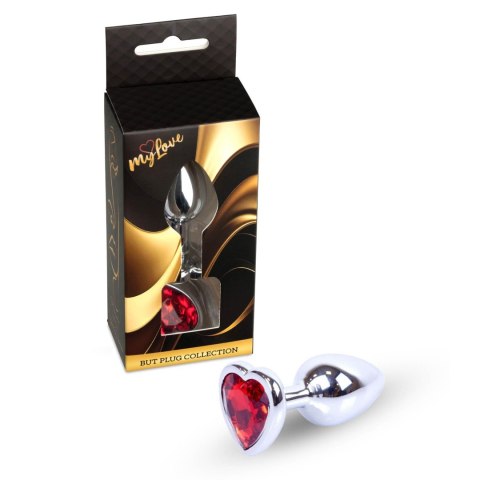 MyLove Toys - Jewellery Silver Heart PLUG- Red Boys of Toys Sp. z o.o.