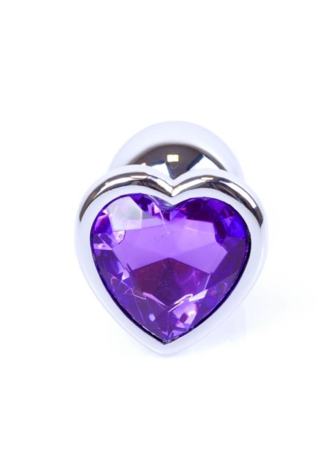Plug-Jewellery Silver Heart PLUG- Purple Boys of Toys Sp. z o.o.