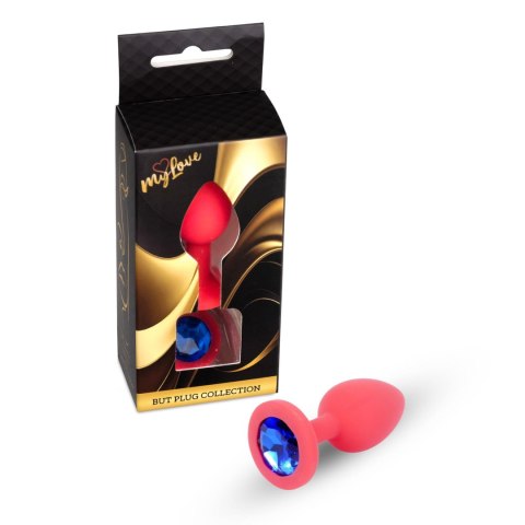 MyLove Toys - Jewellery Red Silicone PLUG Small Boys of Toys Sp. z o.o.