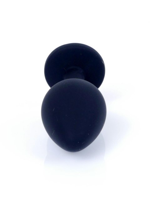 Plug-Jewellery Black Silicon PLUG Medium- Pink Diamond Boys of Toys Sp. z o.o.