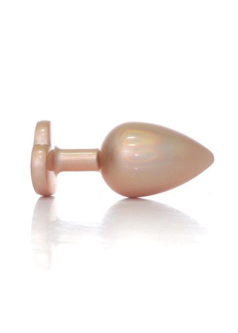 Plug-Jewellery Pearl Gold Heart PLUG- Clear L Boys of Toys Sp. z o.o.