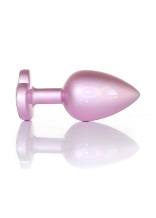 Plug-Jewellery Pearl Pink Heart PLUG- Clear L Boys of Toys Sp. z o.o.