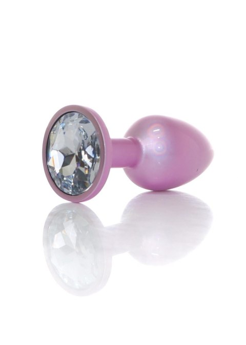 Plug-Jewellery Pearl Pink PLUG- Clear S Boys of Toys Sp. z o.o.
