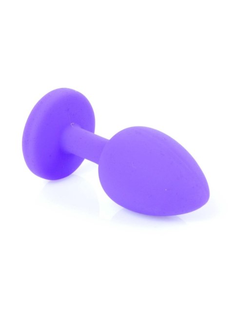 Plug-Jewellery Purple Silicon PLUG Small- Red Diamond Boys of Toys Sp. z o.o.