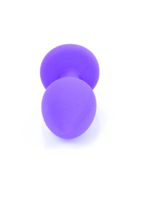 Plug-Jewellery Purple Silicon PLUG Small- Red Diamond Boys of Toys Sp. z o.o.