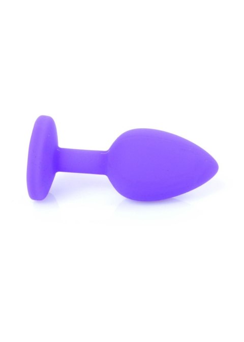Plug-Jewellery Purple Silicon PLUG Small- Red Diamond Boys of Toys Sp. z o.o.