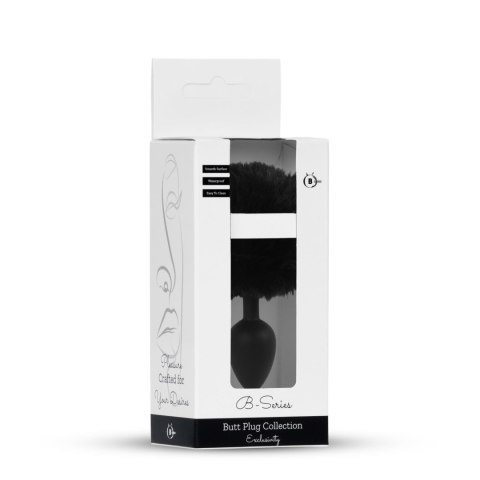 Plug-Jewellery Silicon PLUG - Bunny Tail - Black Boys of Toys Sp. z o.o.