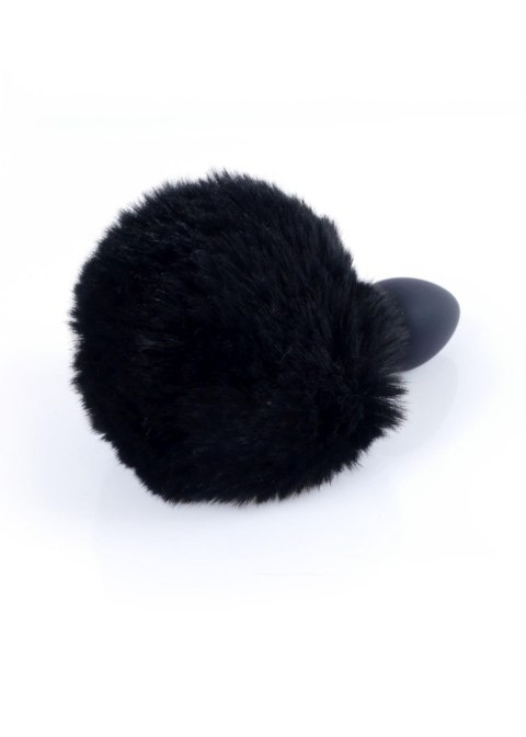 Plug-Jewellery Silicon PLUG - Bunny Tail - Black Boys of Toys Sp. z o.o.