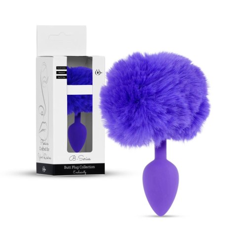 Plug-Jewellery Silicon PLUG - Bunny Tail - Purple Boys of Toys Sp. z o.o.