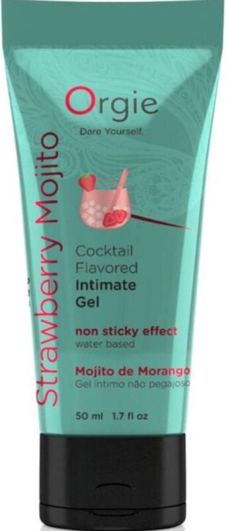 Lube Tube Cocktail Strawberry Mojito - 50ml Orgie - BEAUTYENIGMA LDA