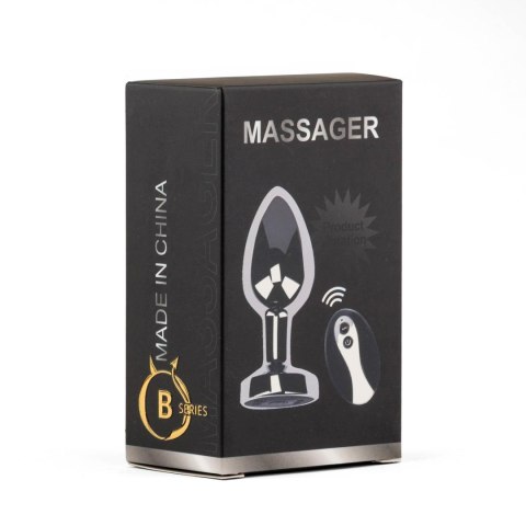 Metal Butt Plug L Vibrator USB - Remote Control Boys of Toys Sp. z o.o.