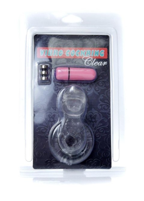 Pierścień-Tongue Vibro CockRing Clear Boys of Toys Sp. z o.o.