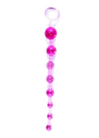 Plug/kulki-Jelly Anal 10 Beads Pink Boys of Toys Sp. z o.o.