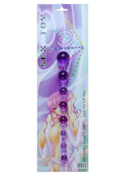Plug/kulki-Jelly Anal 10 Beads Purple Boys of Toys Sp. z o.o.