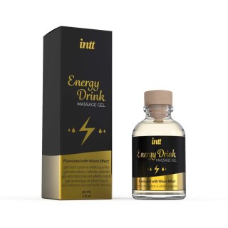 Żel-MASSAGE GEL ENERGY DRINK 30 ml INTT EURO COSMETICS UNIPESSOAL LDA