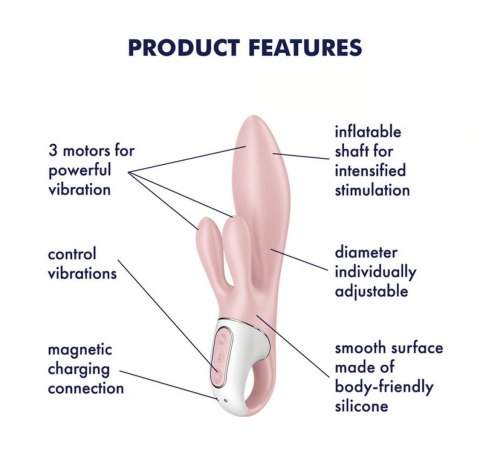Air Pump Bunny 3 rose Satisfyer - Triple A Marketing GmbH