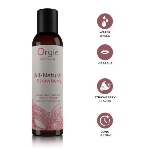 All - Natural Strawberry 150 ml Orgie - BEAUTYENIGMA LDA