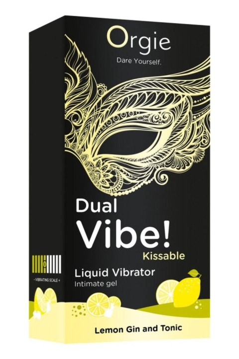 Dual Vibe! Kissable Liquid Vibrating Lemon Gin And Tonic Orgie - BEAUTYENIGMA LDA
