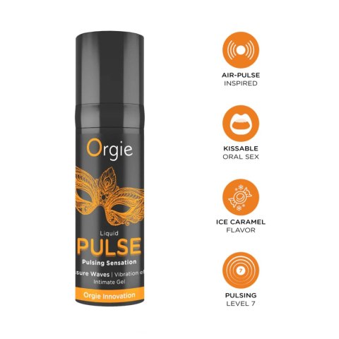 LIQUID PULSE - PULSING SENSATION INTIMATE GEL - 15 ML Orgie - BEAUTYENIGMA LDA
